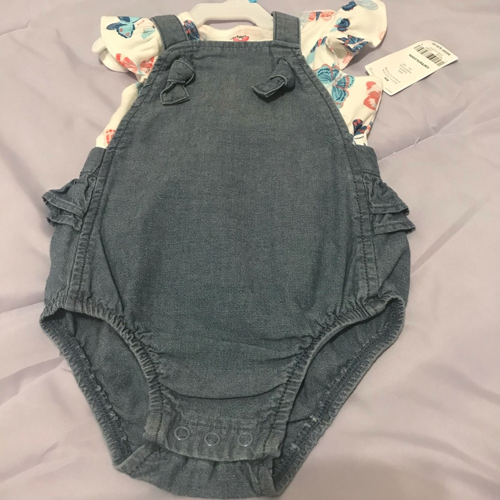 Butterfly Bubble Overalls
